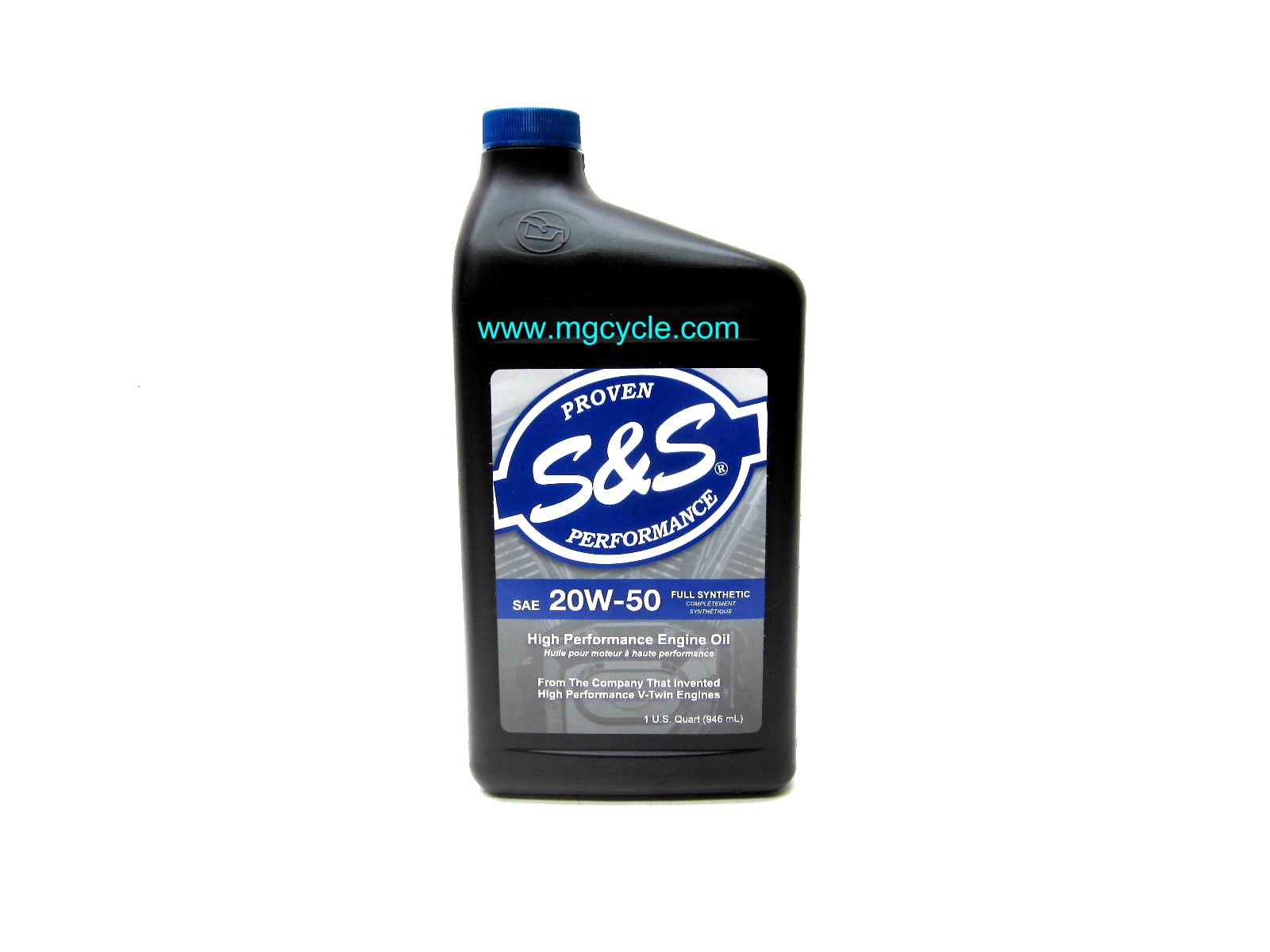 1 quart S&S 20W-50 full synthetic engine oil - Click Image to Close