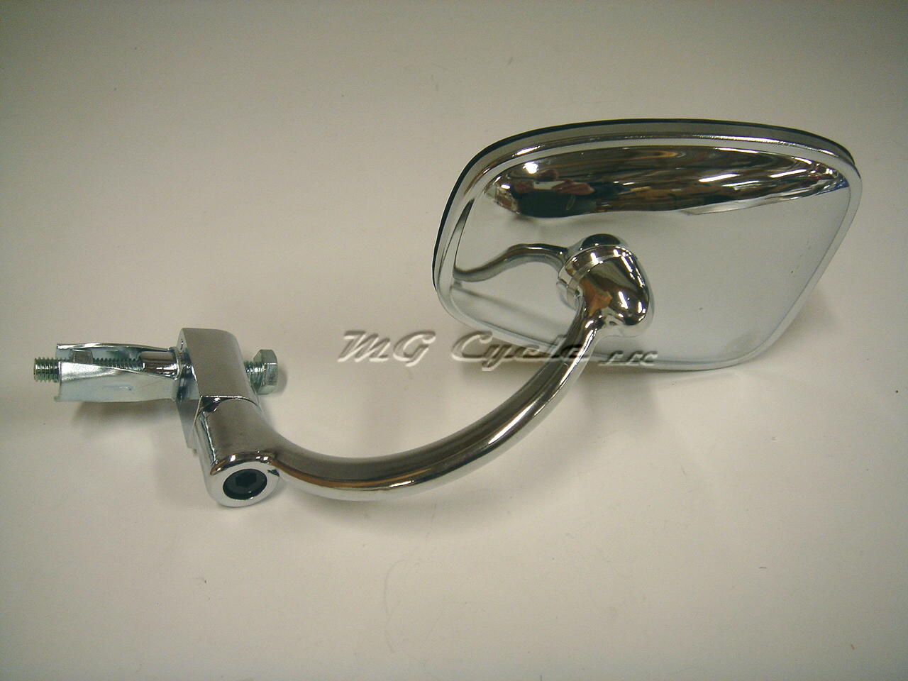 Chrome plated handlebar end mirror, bar end mirror