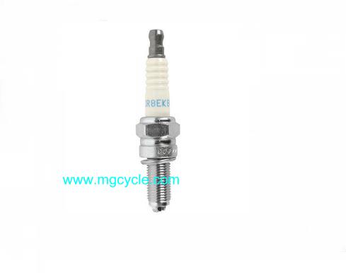 NGK CR8EKB spark plug for 8V Norge, Stelvio NTX, late Griso 8V - Click Image to Close