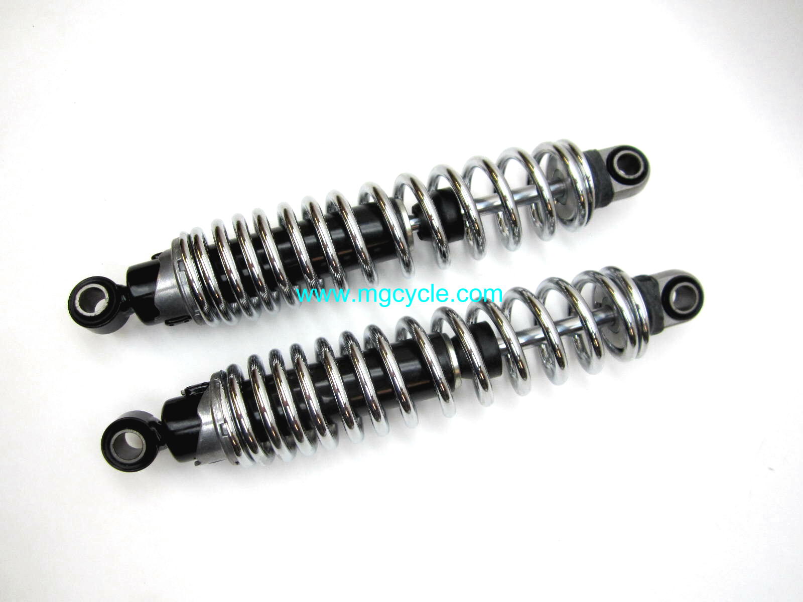 black body, chrome springs Ikon shock absorbers, early big twins - Click Image to Close