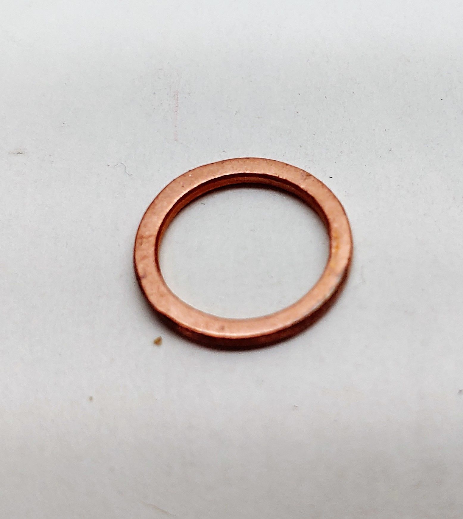 Sealing washer CARC level plug, copper, thin wall 12mm