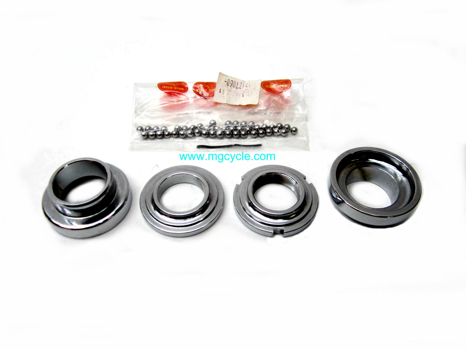 Steering head bearing kit with balls and races V50 V65