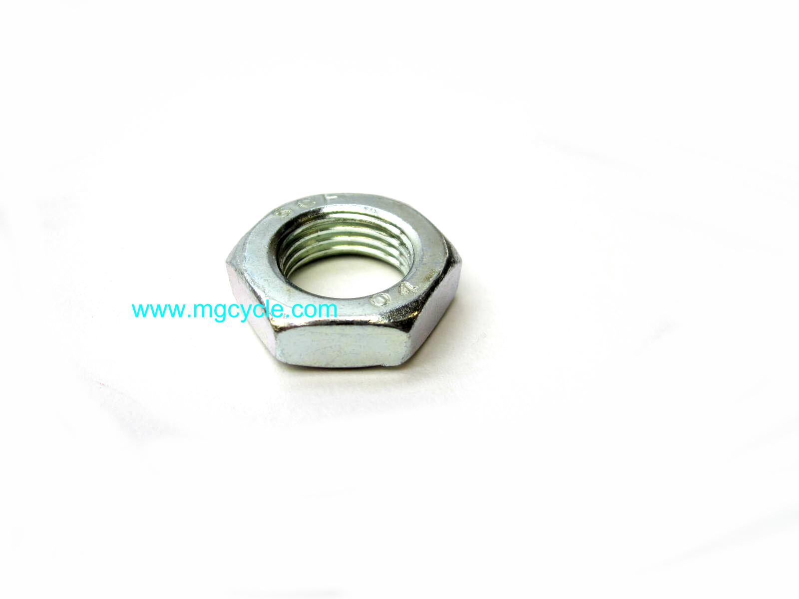 Axle nut, jam nut, M16 x 1.5, front axle many models