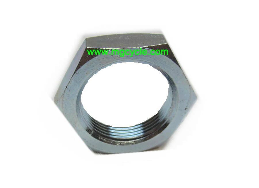 lock nut, Eld/Amb/V700 swingarm pivot, chrome, each