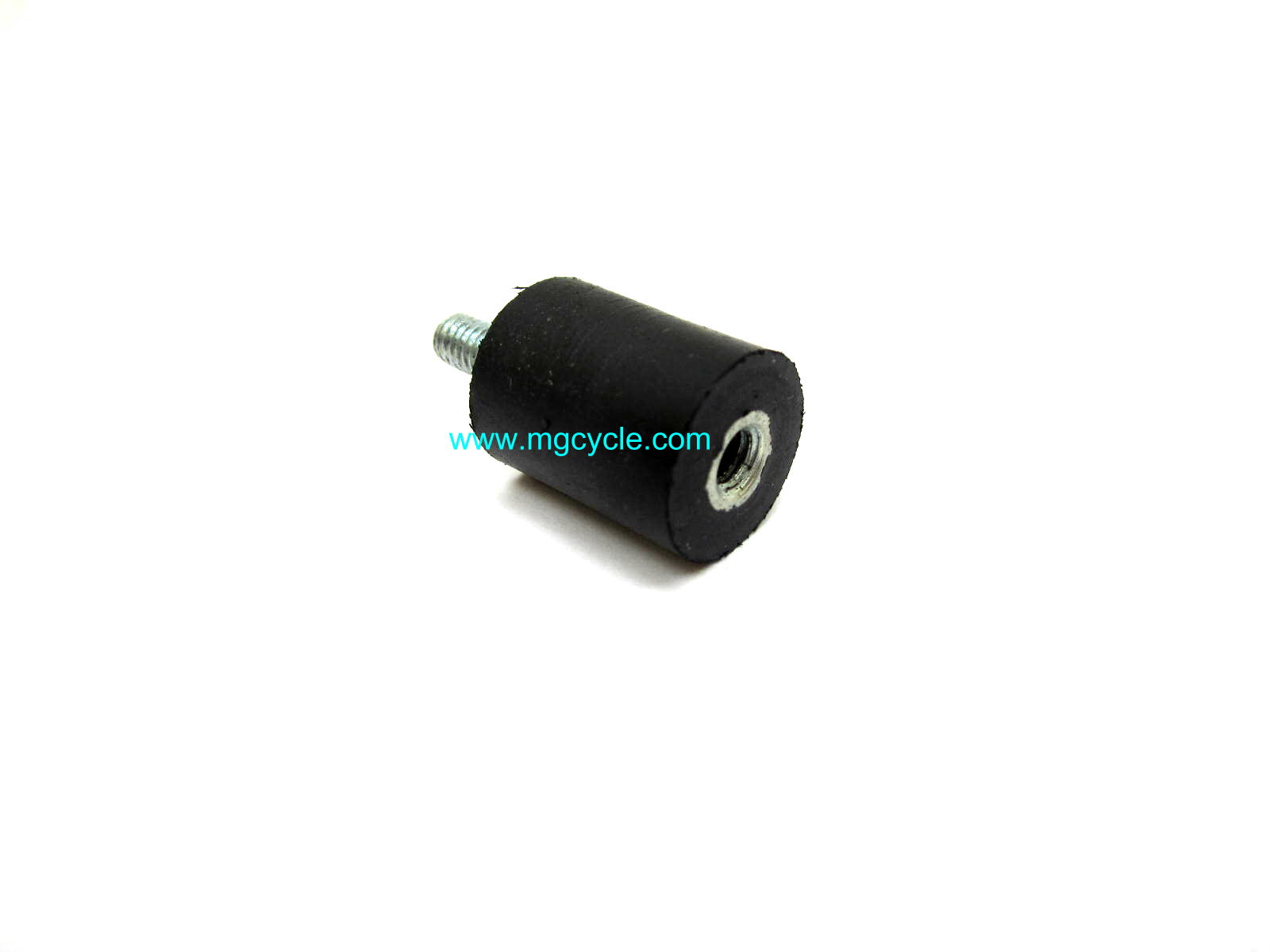 Rubber fastener vibration damper for ECU or ignition module