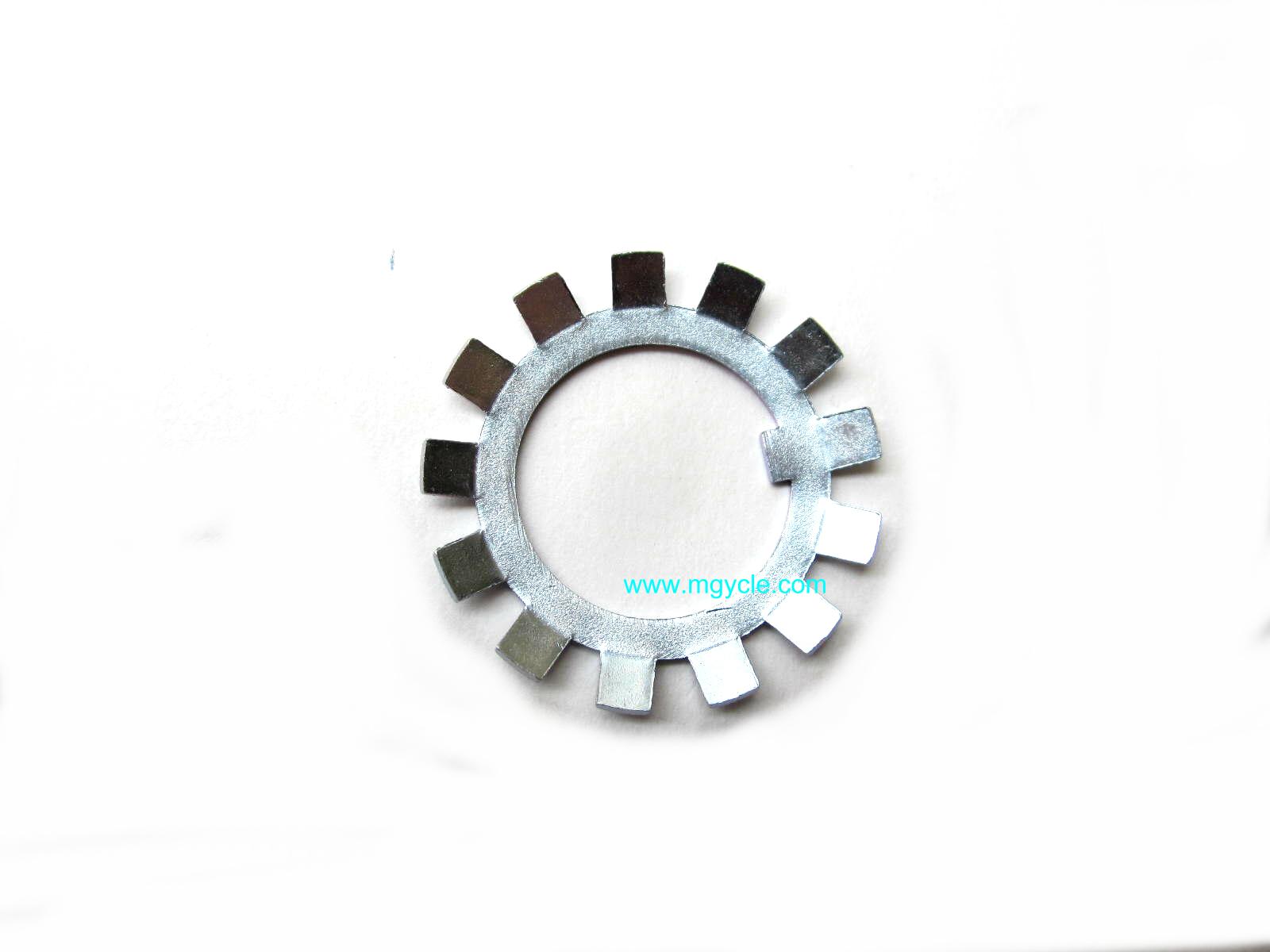 Star washer for crankshaft ring nut, V11 Sport 6 speed input hub - Click Image to Close