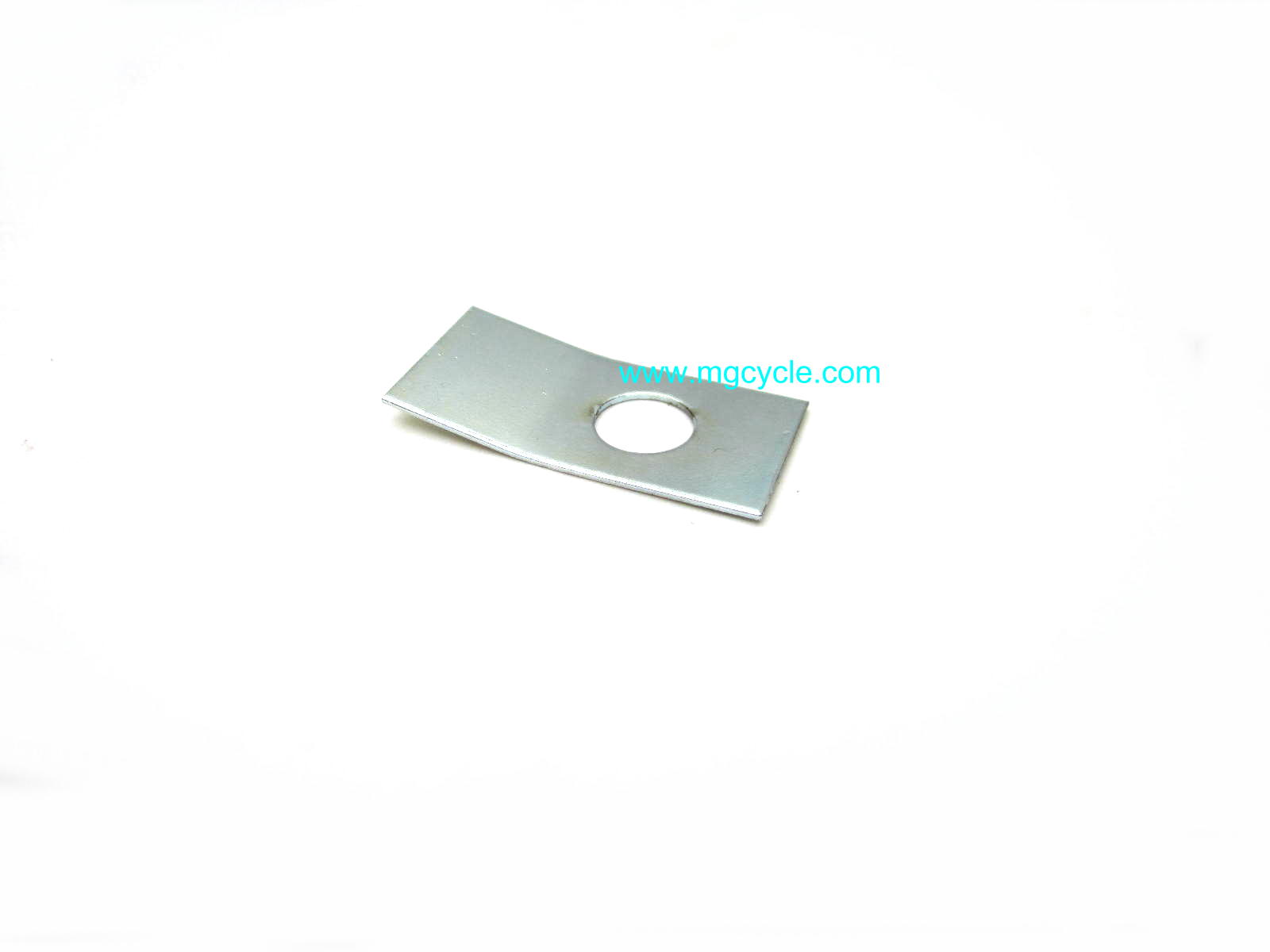 Rear drive flange locking plate, fold over lock tab