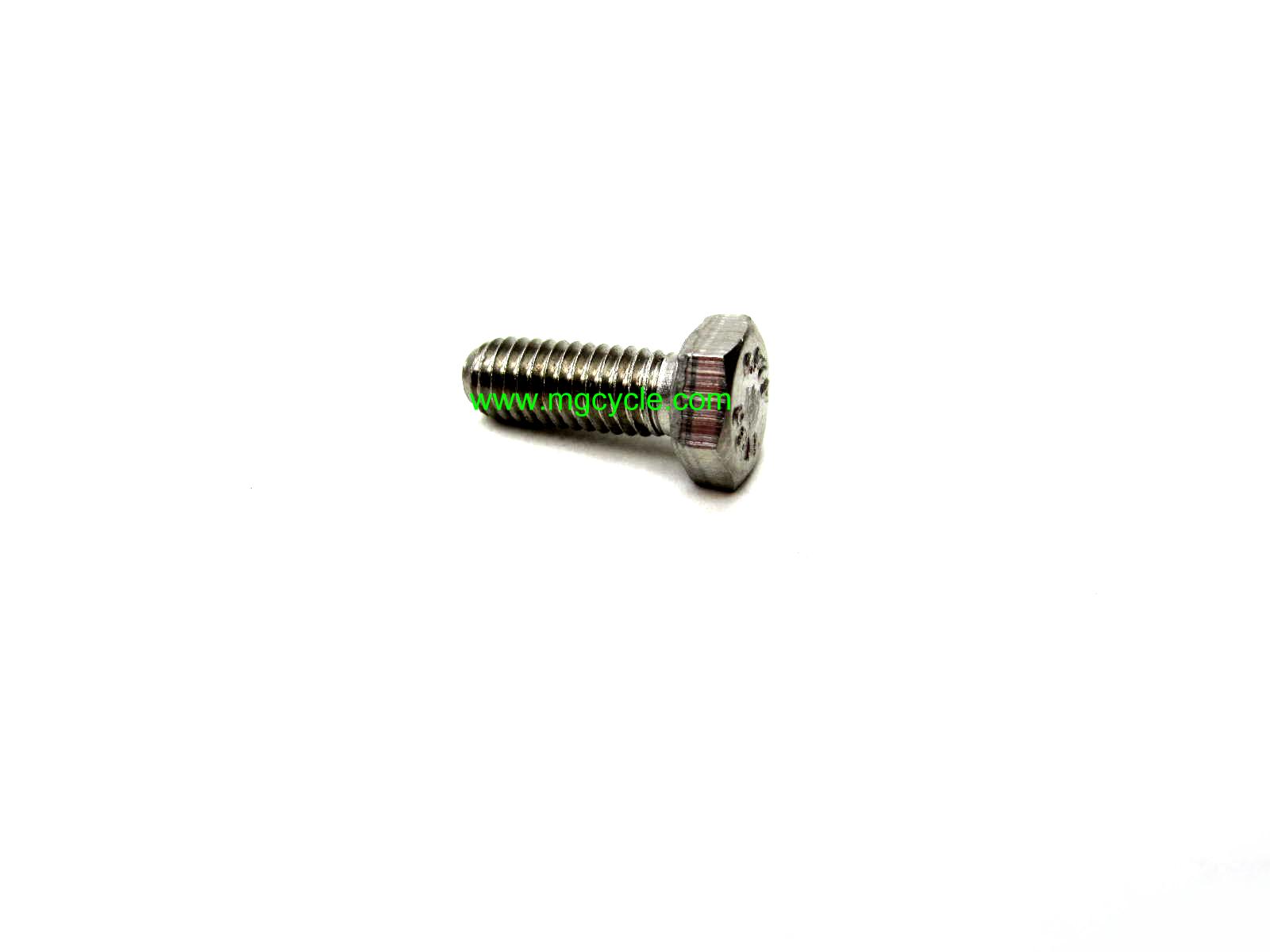 6mm bolt 16mm long, stainless steel - Click Image to Close