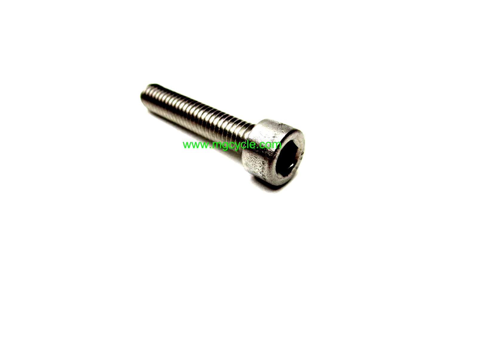 6mm x 30mm socket head stainless bolt for valve cover, alt cover