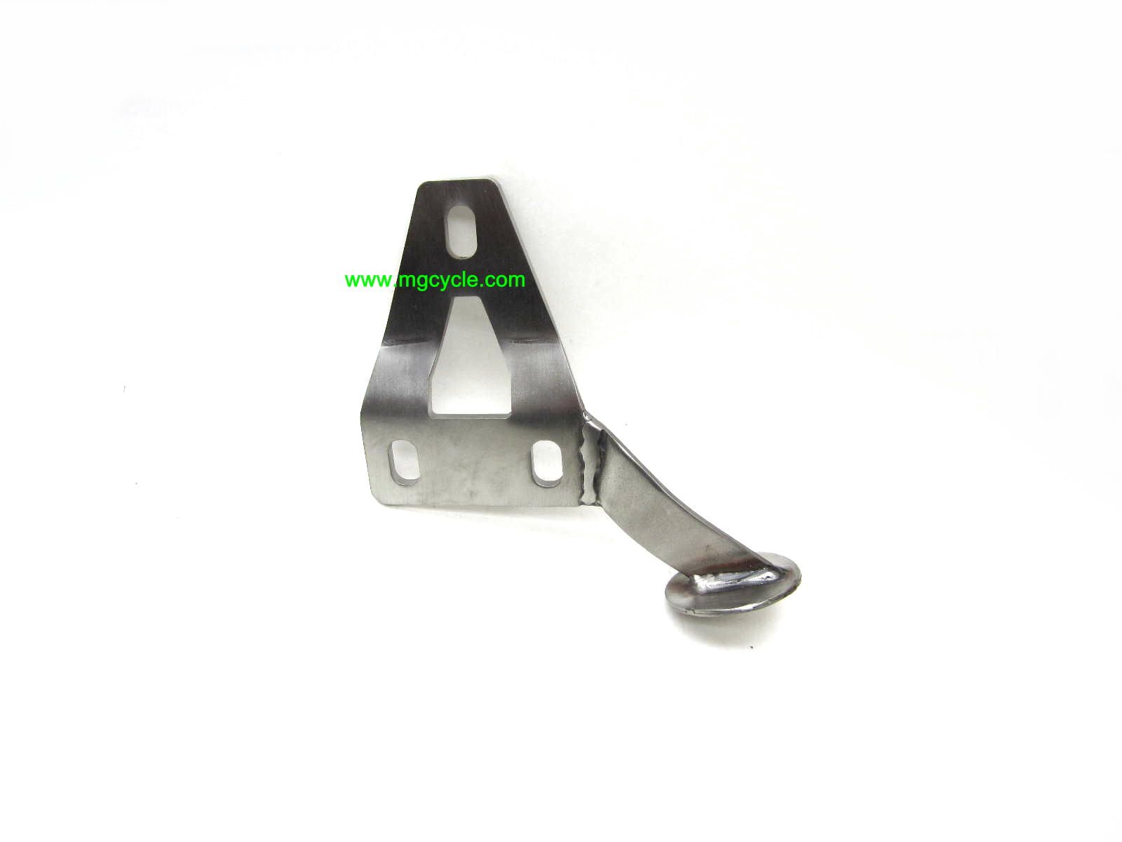 Black Mistral Center Stand Bracket for V7III Short mufflers