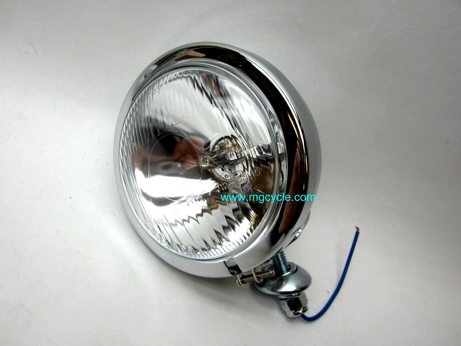 Spot light, 55W H3, chrome stud mount - Click Image to Close