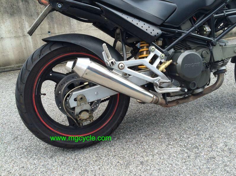 Mistral black short slip-ons Ducati Monster series