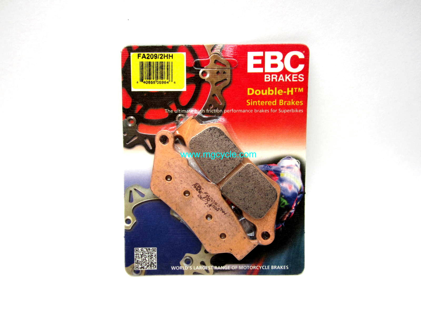 EBC sintered brake pad, rear '97+1100 Cali's/1400s Quota front - Click Image to Close