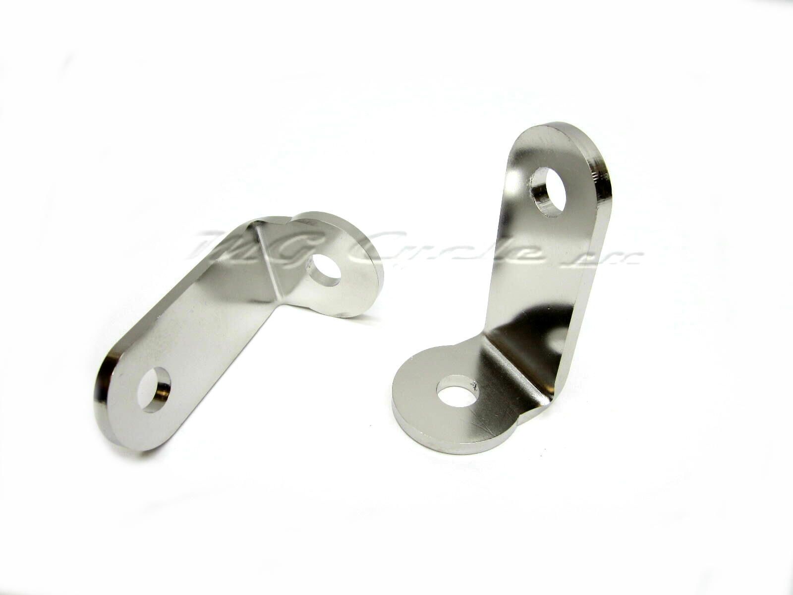 Auxiliary light supports 850 Eldorado, polished stainless, pair