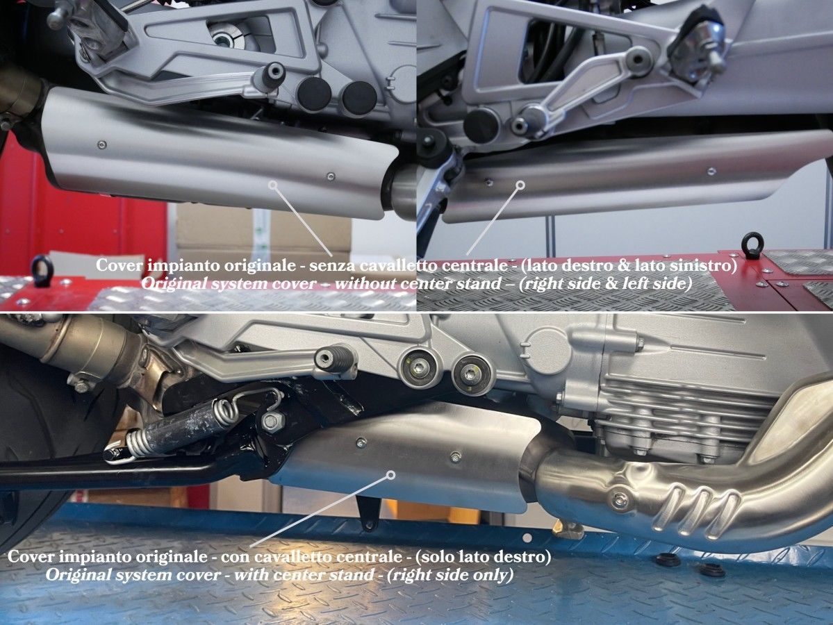 V100 exhaust manifold cover by Mistral (satin/matte finish)