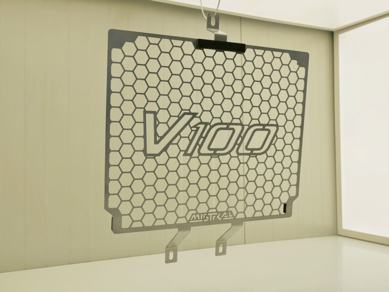 Radiator Grid for Moto Guzzi V100 Mandello (black paint)
