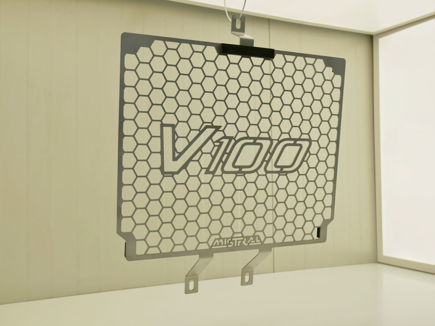 Radiator Grid for Moto Guzzi V100 Mandello\Stelvio (black paint)