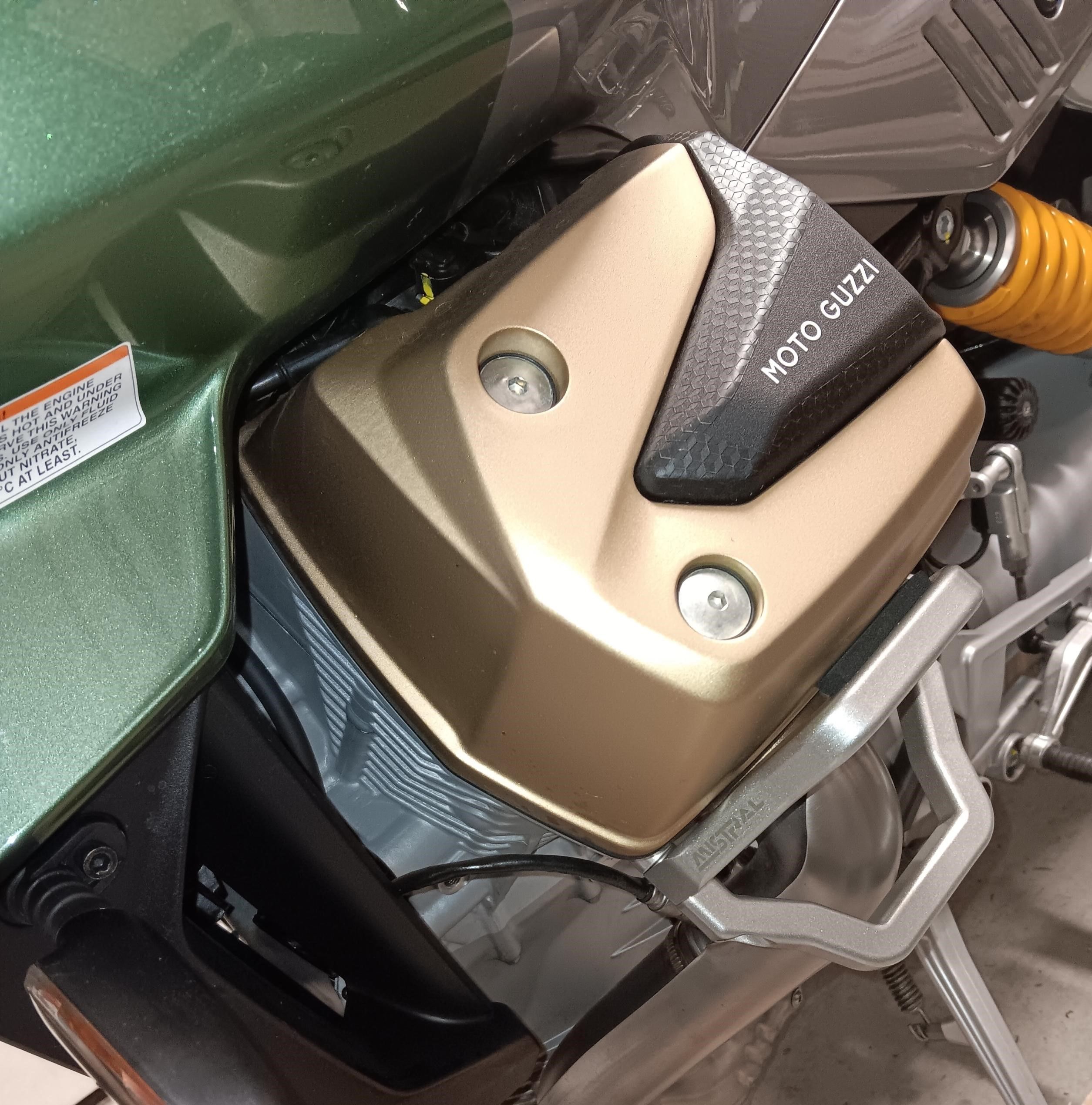 Ice Grey engine guard kit for Moto Guzzi V100 Mandello & Stelvio
