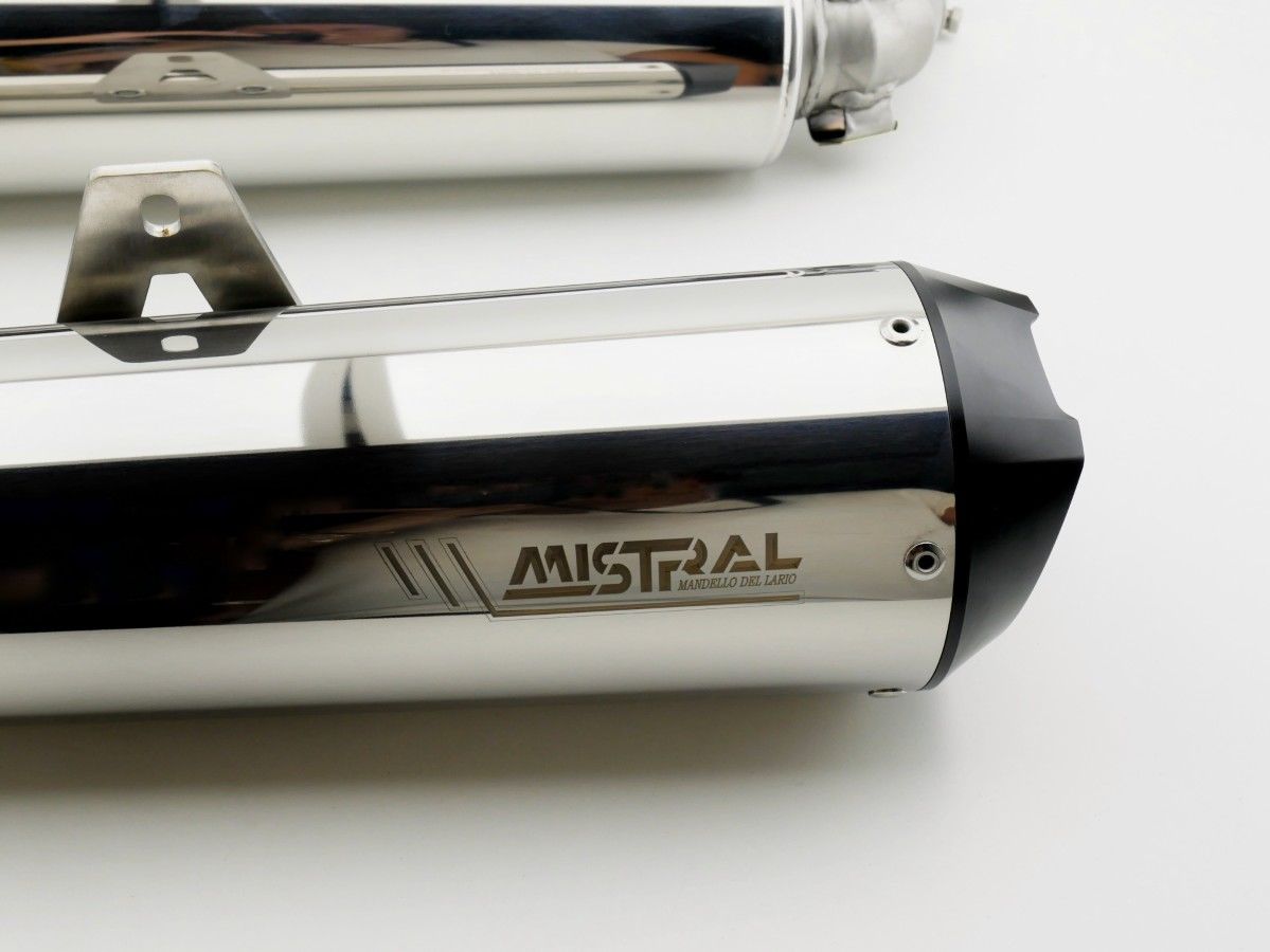 Mistral satin/matte Avion S Exhausts for V7850 E5+
