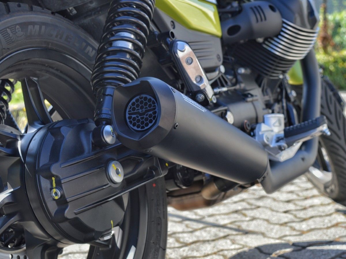 Mistral satin/matte Avion S Exhausts for V7850 E5+