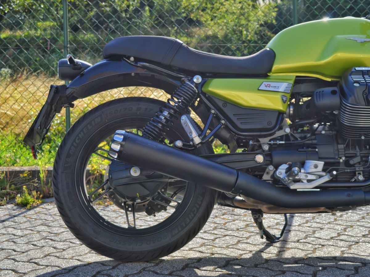 Black painted conical Exclusive Exhaust for V7850 E5+