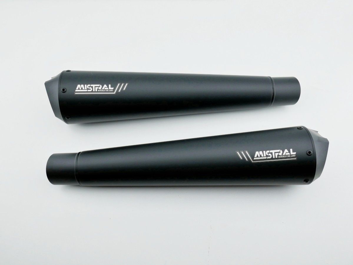 Mistral Short Avion S exhaust for V7 850 Euro 5 (black paint)