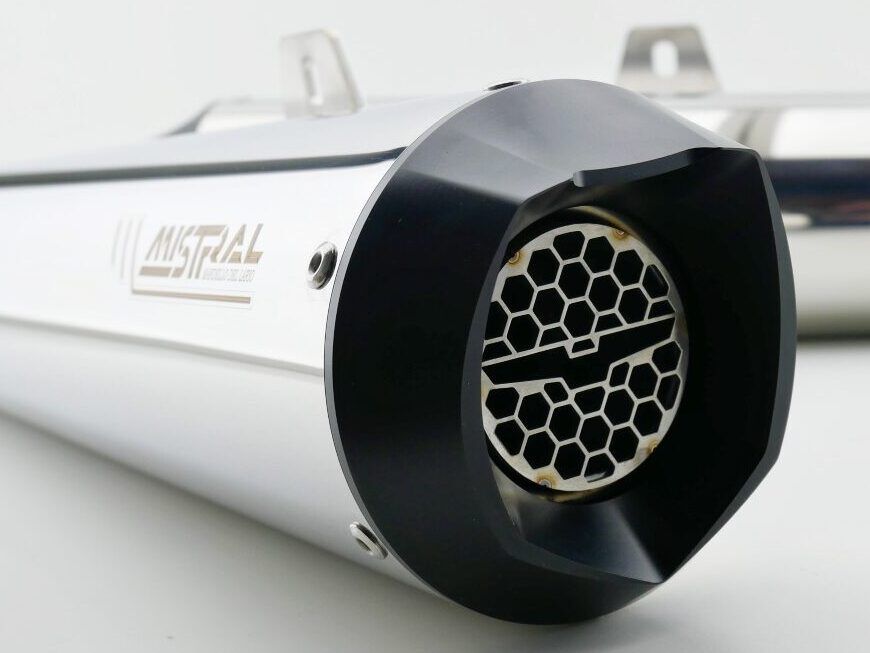 Mistral Short Avion S exhaust for V7 850 Euro 5 (polished)