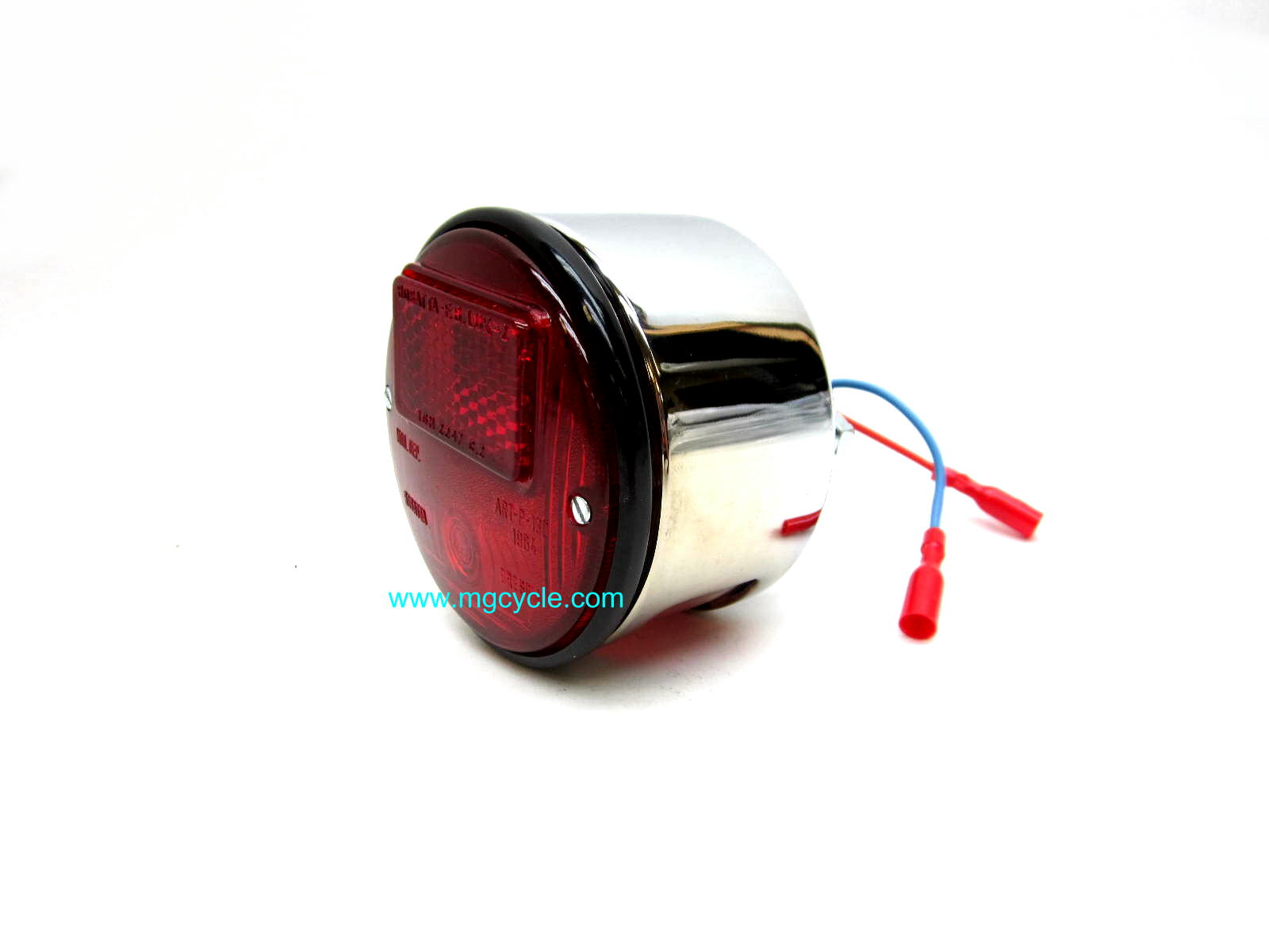 Round tail light, chrome bucket, Ambassador Eldorado others