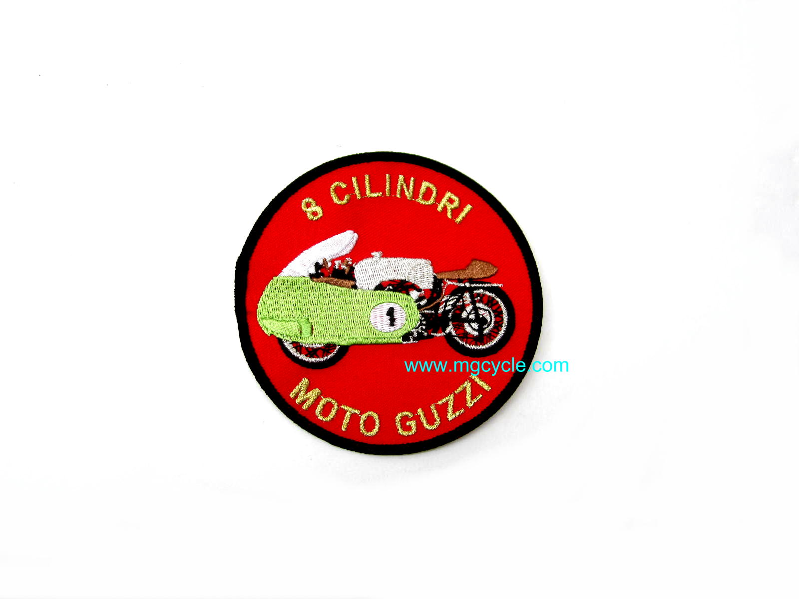 Moto Guzzi V8 motorcycle swe-on patch