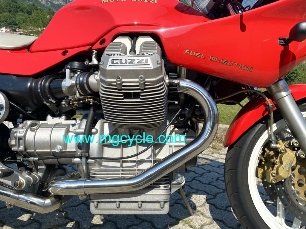 Polished header pipes Daytona, 1100 Sport, and Centauro