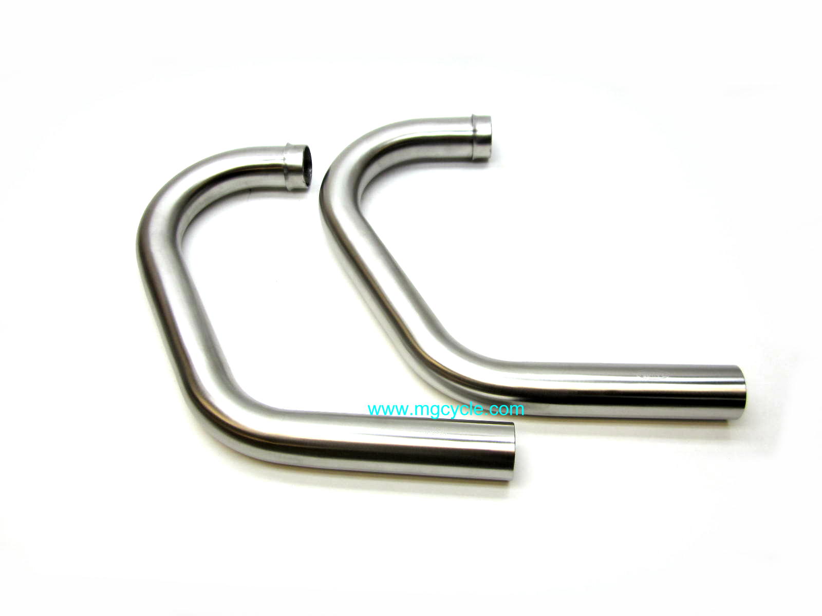 Mistral head pipe set, Quota 1100 ES polished finish