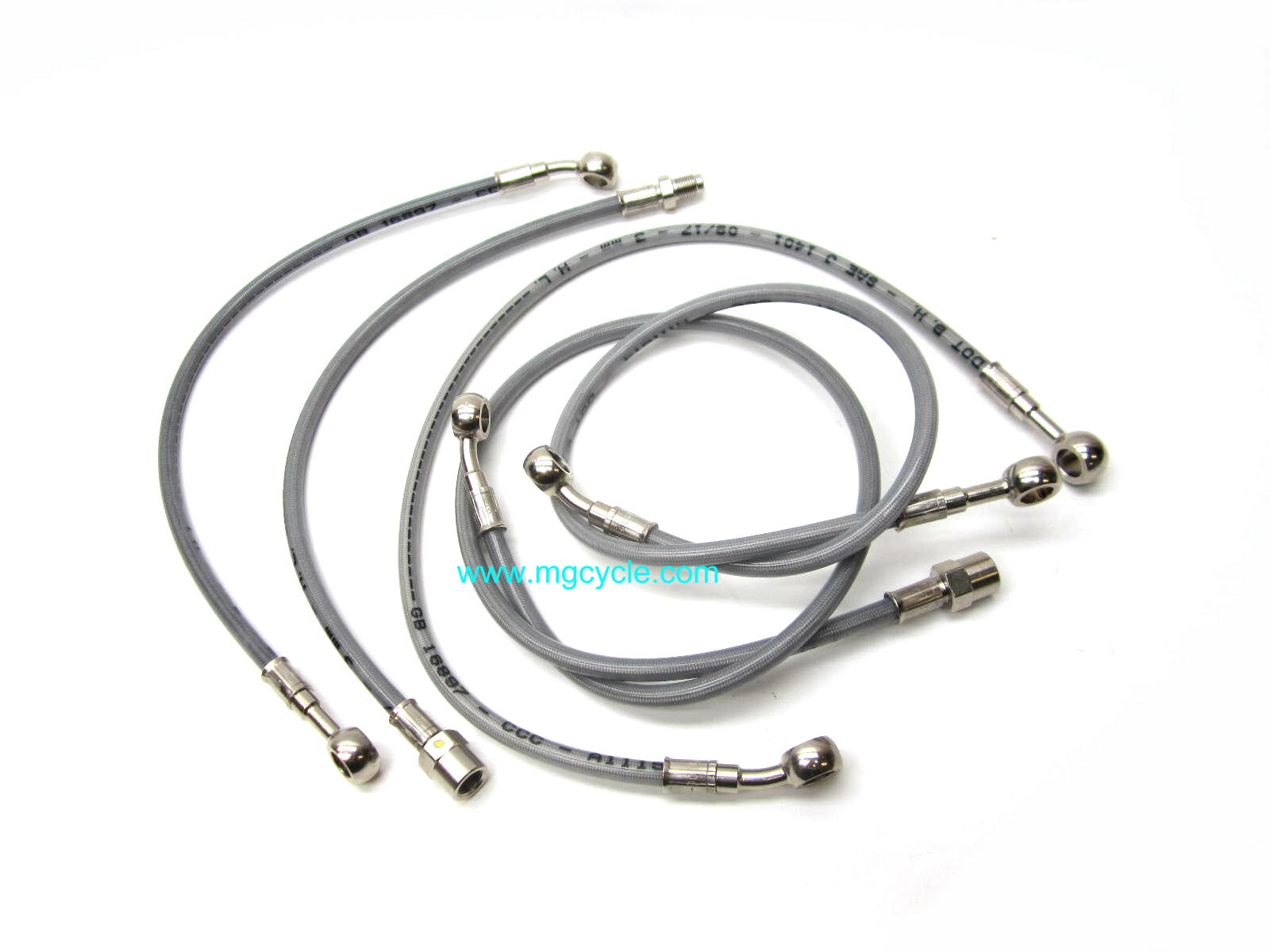 Stainless brake hose kit, California II