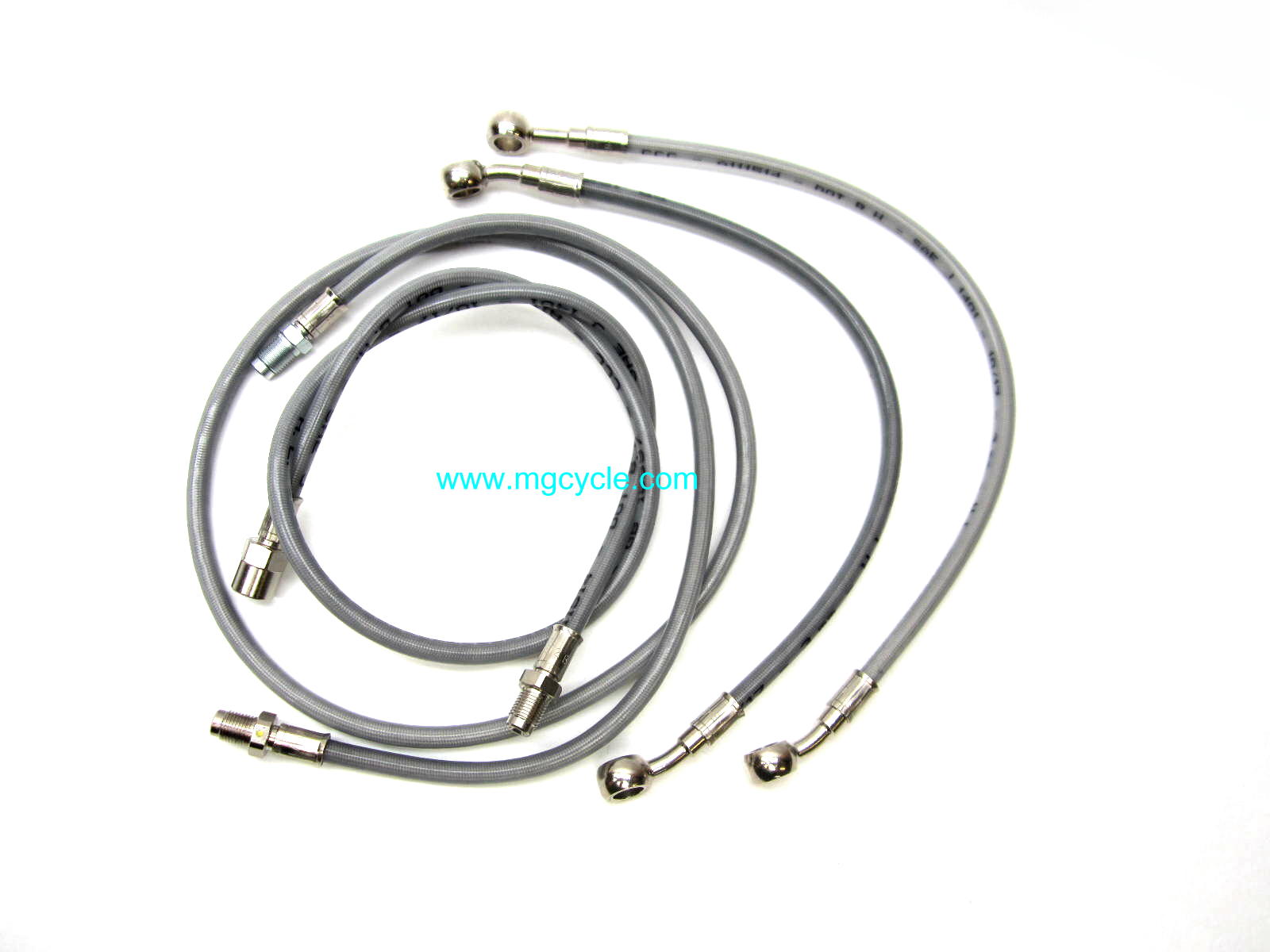 Stainless brake line kit for California III - Click Image to Close