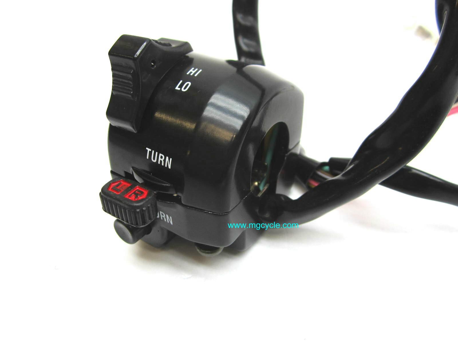 Lights horn turn signal Universal Yamaha left handlebar switch - Click Image to Close