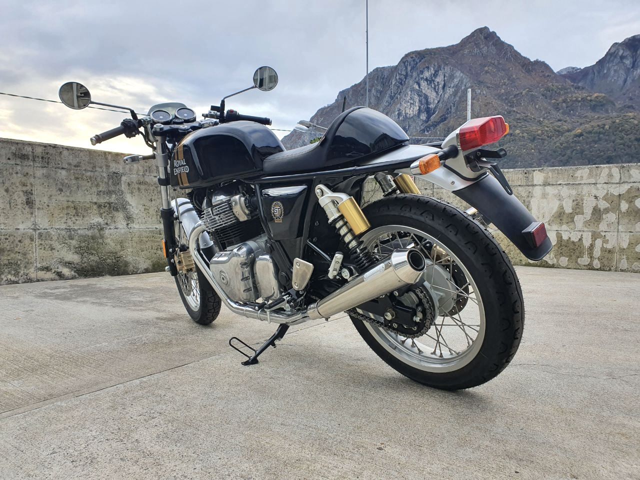 Black exhaust Royal Enfield Continental Gt 650/Interceptor