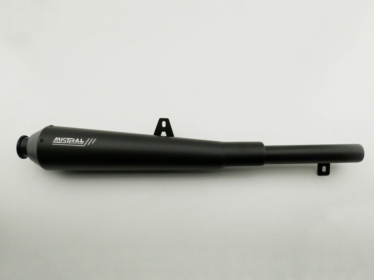 Mistral BSA GDS black painted Classic Exhaust - MGH-GDS650-BP