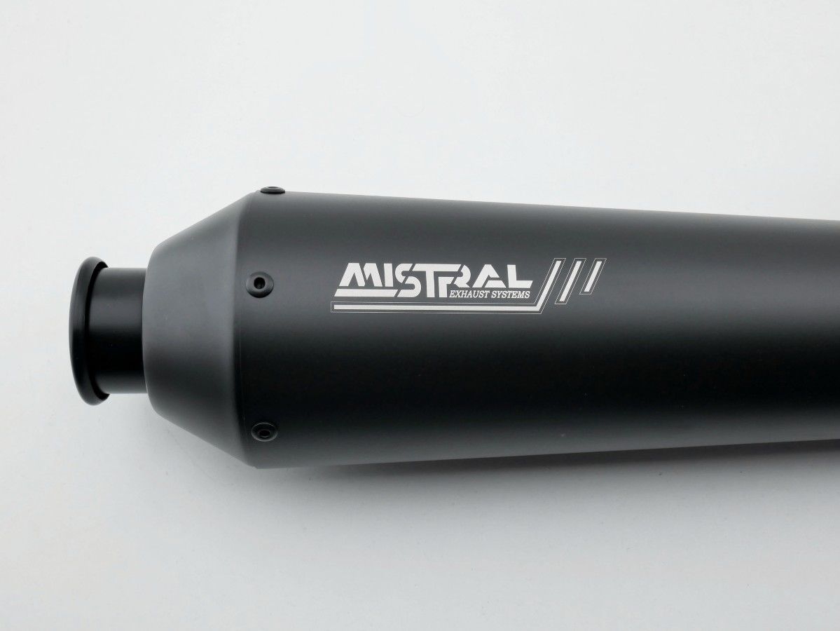 Mistral BSA GDS black painted Classic Exhaust - MGH-GDS650-BP