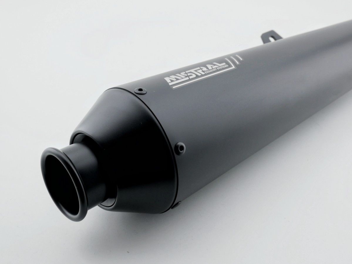 Mistral BSA GDS black painted Classic Exhaust - MGH-GDS650-BP
