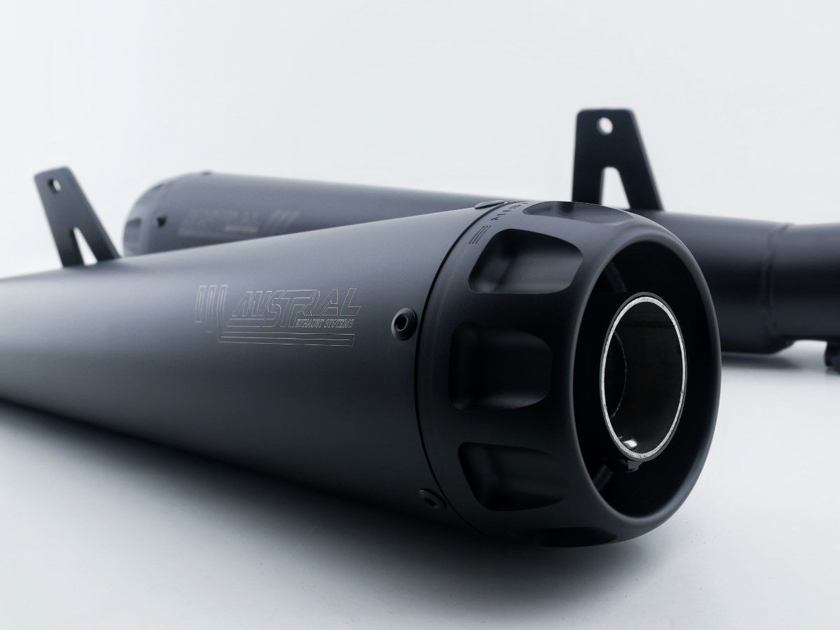 Mistral ALL-BLACK Exclusive exhaust Royal Enfield ShotGun650 E5+