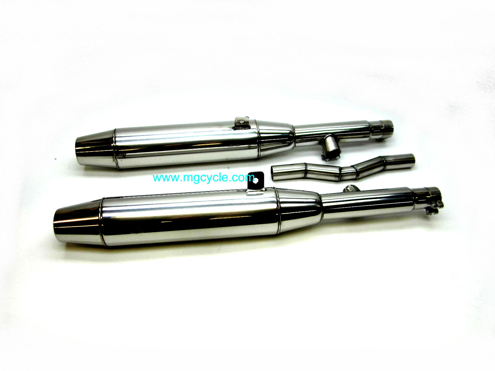 Mistral mufflers V700 Ambassador Eldorado, SATIN stainless steel