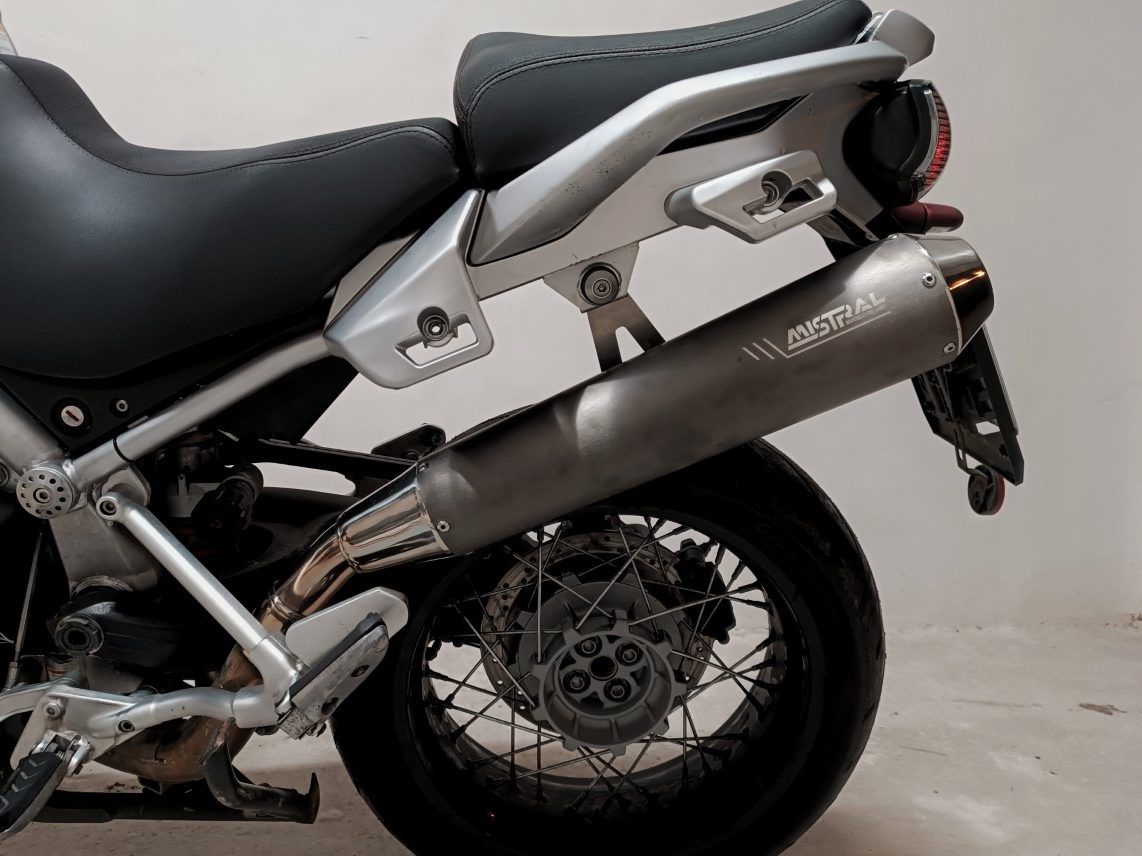 Mistral POLISHED stainless steel conical muffler for Stelvio/NTX
