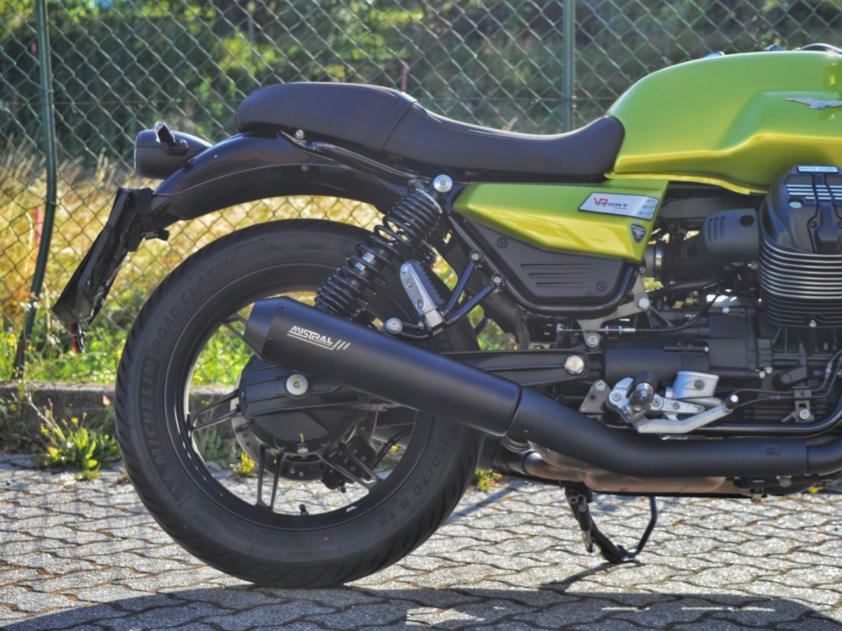 Mistral conical exhaust V7850 E5+ POLISHED (w/CAT)