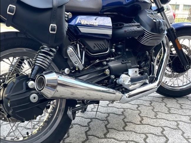 Mistral Polished Short muffler set V7 850 E5 2021+