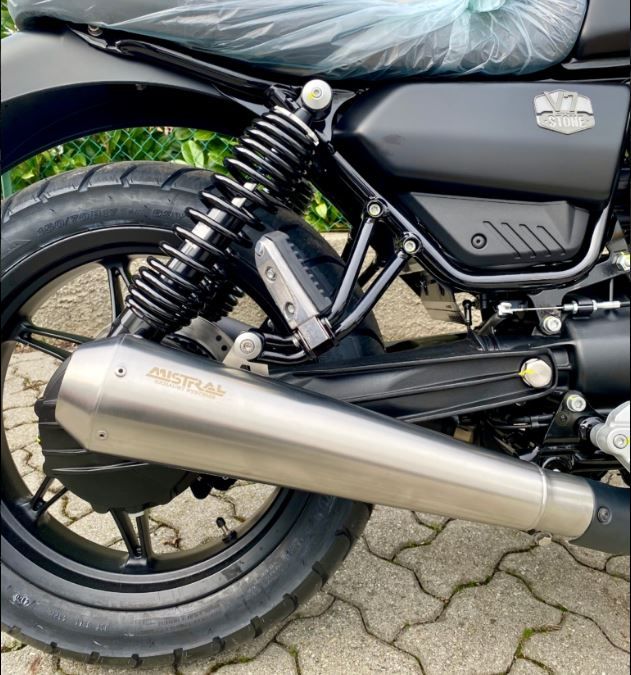 Mistral Satin Short muffler set V7 850 E5 2021+