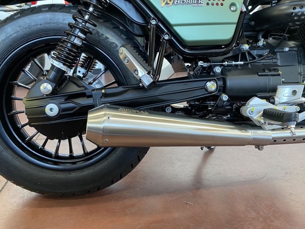 Mistral short conical exhaust V9 850 - polished