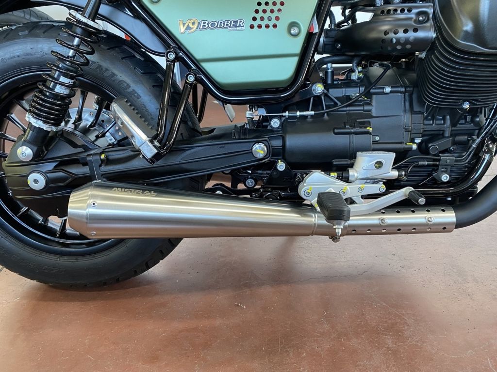 Mistral short conical exhaust V9 850 - polished