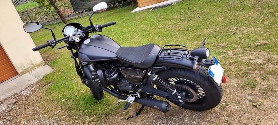 Mistral short conical exhaust V9 850 - polished