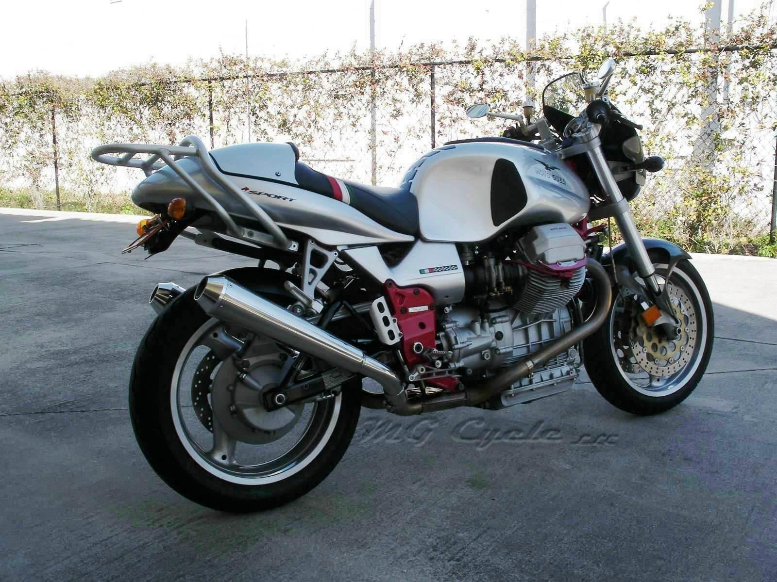 Mistral polished slip-on conical mufflers V11 Sport V11 LeMans