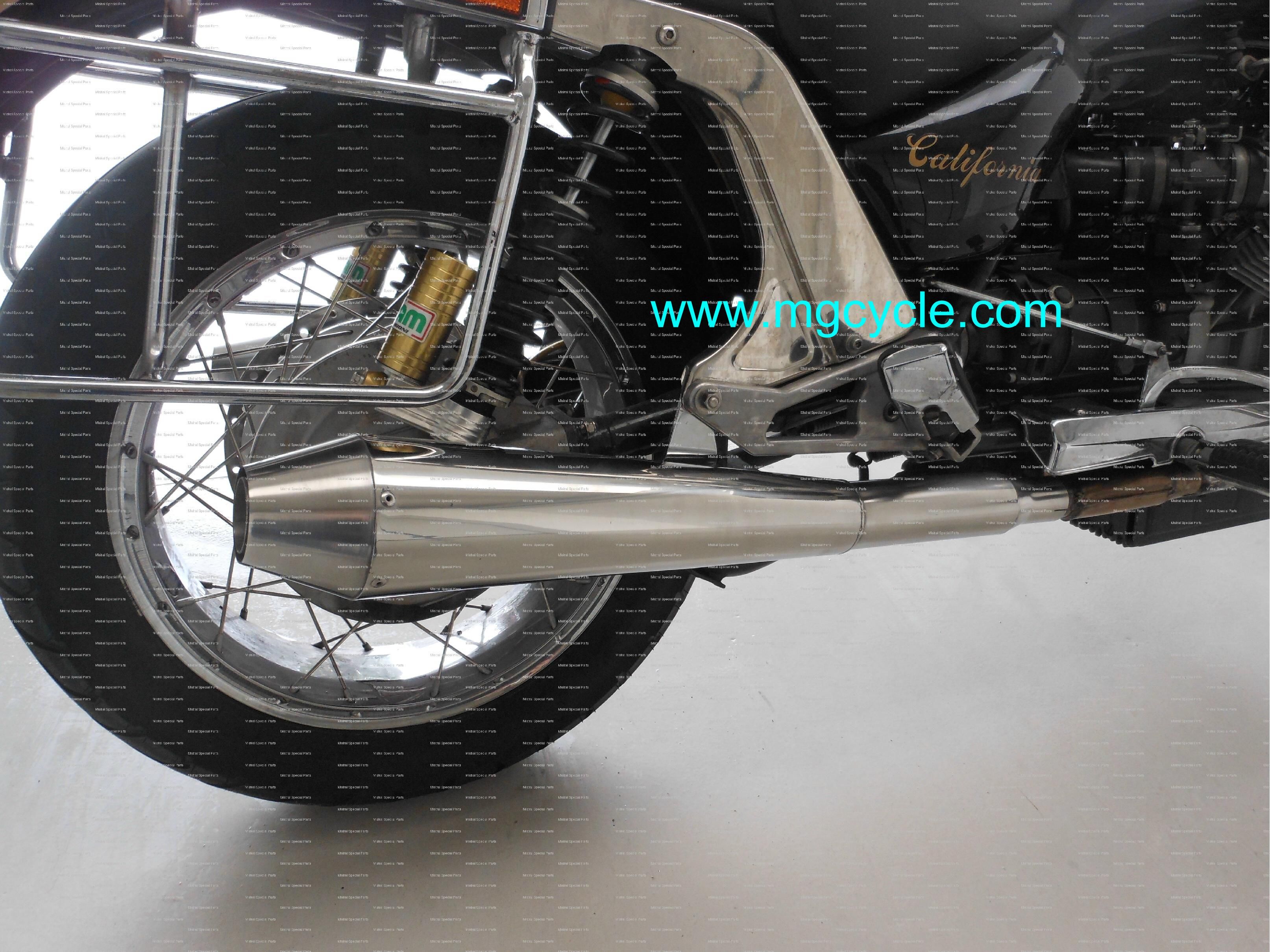 Mistral satin/matte conical exhaust for California III