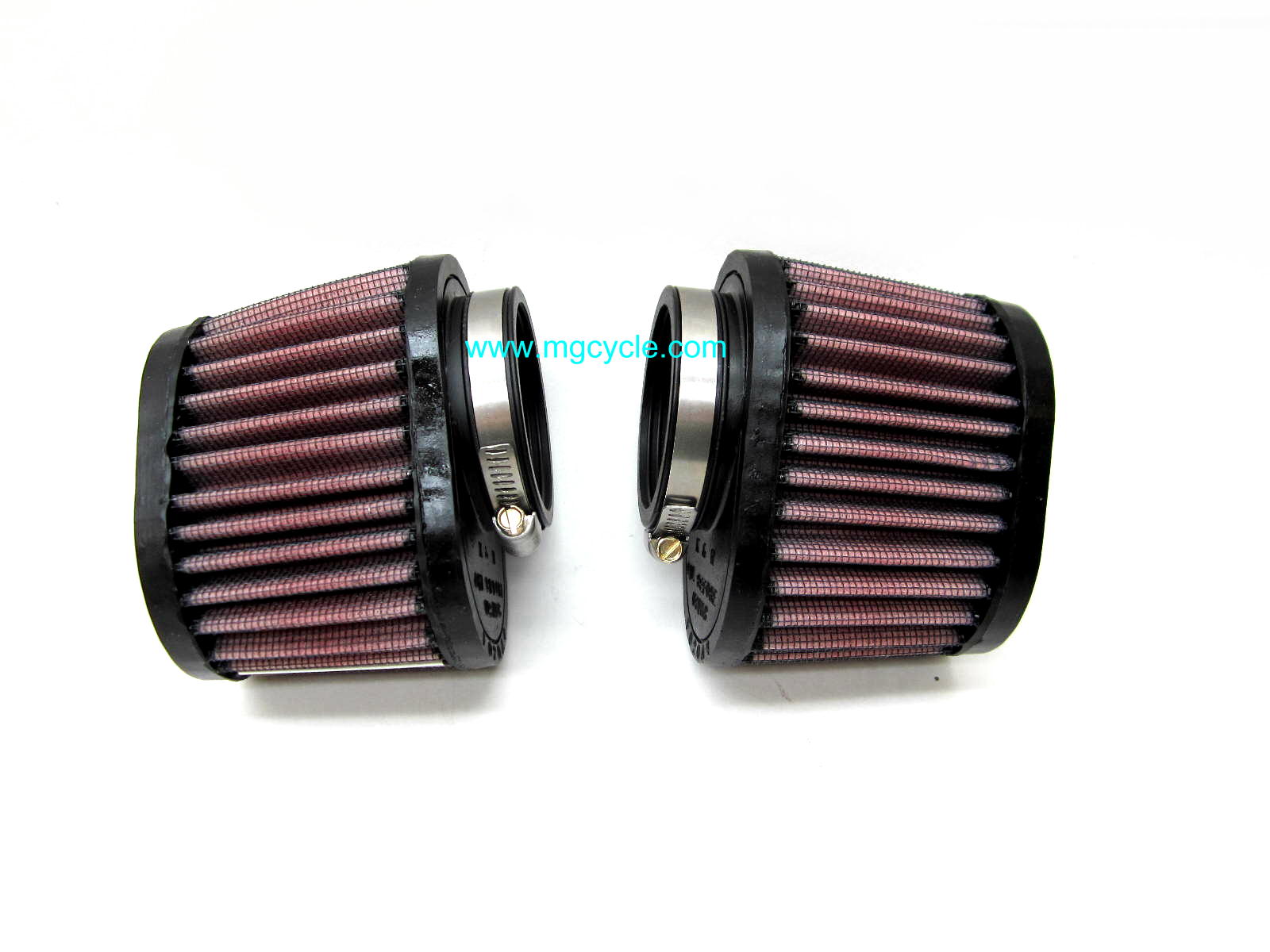 K&N air filter set for PHM 40 carbs, V11 Californias - Click Image to Close
